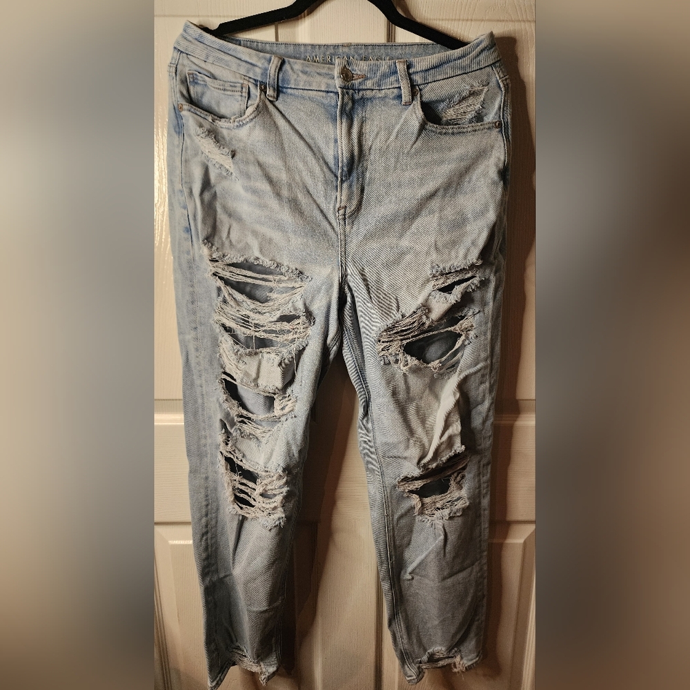 American Eagle Outfitters Light Blue Stretch Jeans